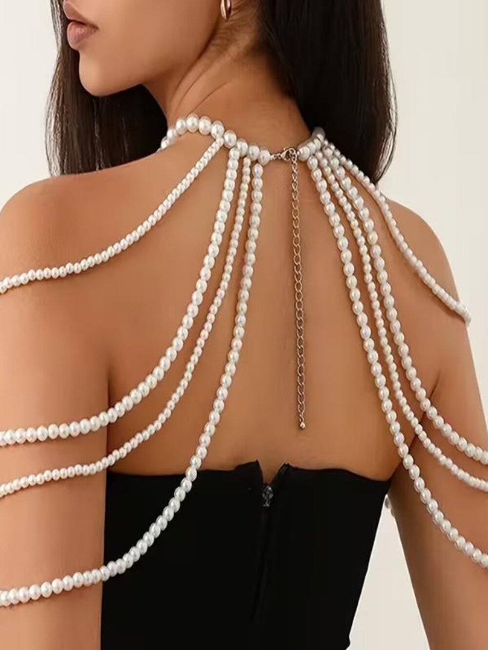 4~STRAND PEARL CHAIN WRAP